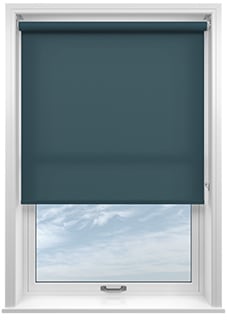 Roma, Teal - Motorised Roller Blind